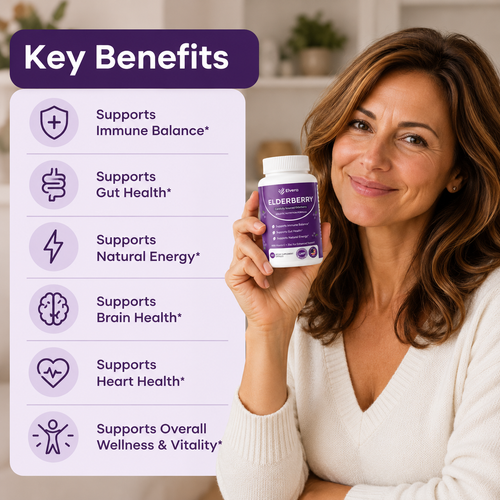 Elvera Gut Support Complex with Elderberry, Zinc & Vitamin C